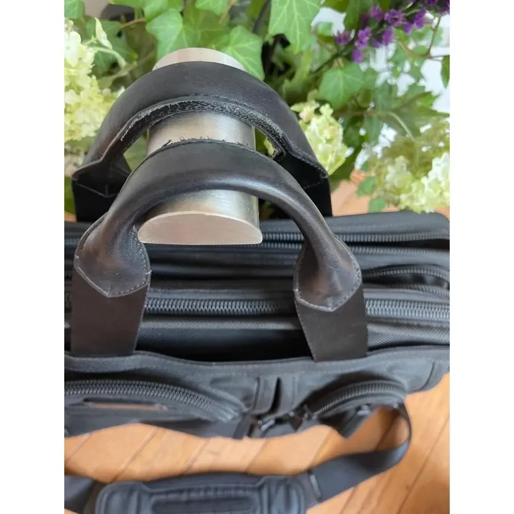 Tumi Alpha Expandable Organizer Laptop Briefcase Ballistic Nylon 26141D4 (pu3000